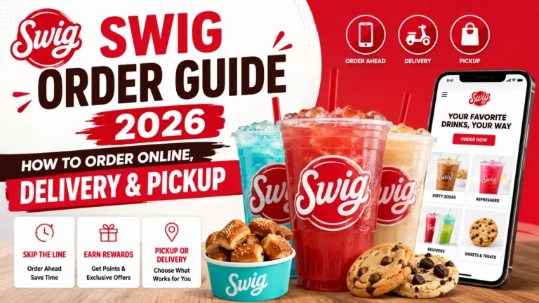 Swig order online guide for 2026, detailing steps for placing orders and navigating the online platform.