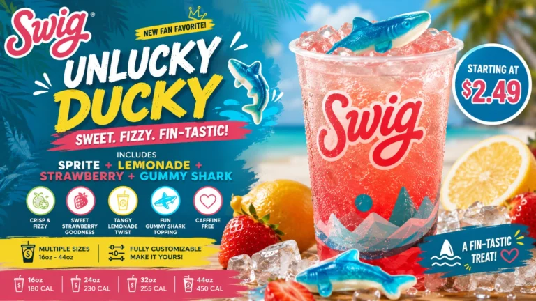 Swig's new campaign features the "Unlucky Ducky," promoting a refreshing twist for summer enjoyment.