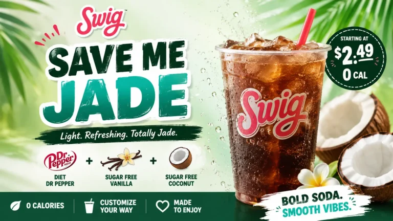 A vibrant graphic showcasing numerous coconuts alongside the phrase "Save Me Jade," emphasizing a fun theme.
